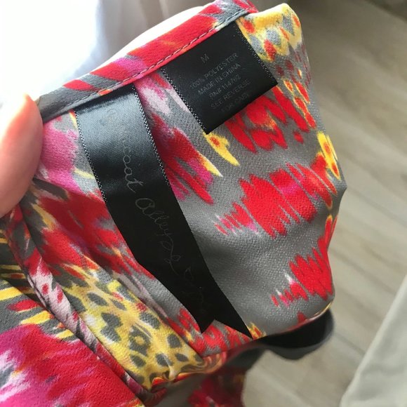 Petticoat Alley / Gray and Red Pattern Dress - Picture 7 of 8